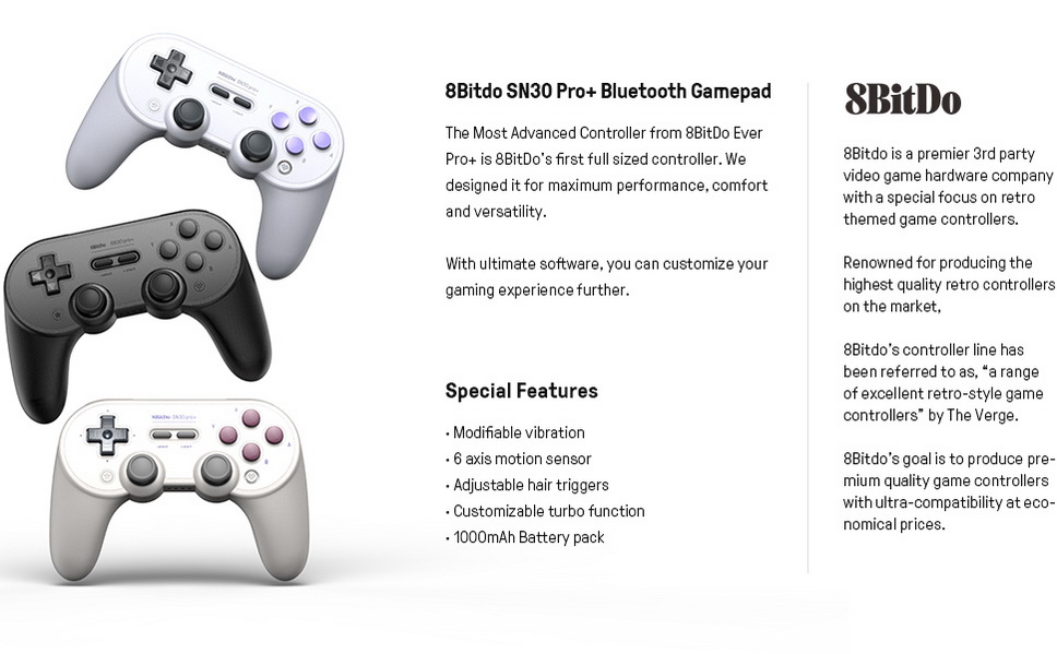 Sn30 Pro Plus Official 8bitdo Sn30 Pro Bluetooth Gamepad Controller With Joystick For Windows Android Macos Nintendo Switch Free Shipping Dealextreme