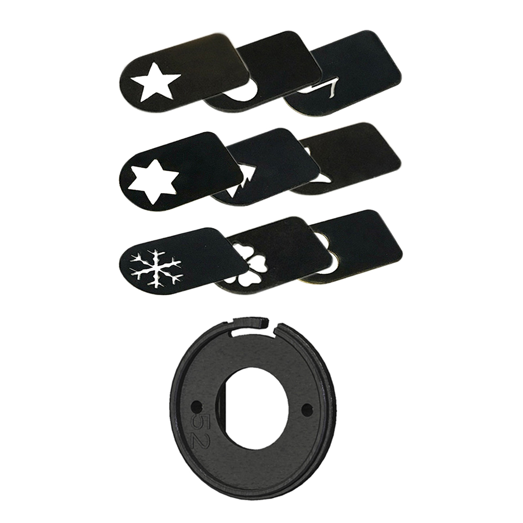 Bokeh Effect Filter Kit with 67mm Lens Cap Cover 10 in 1 for Artistic Scene Wedding Party Wide Application