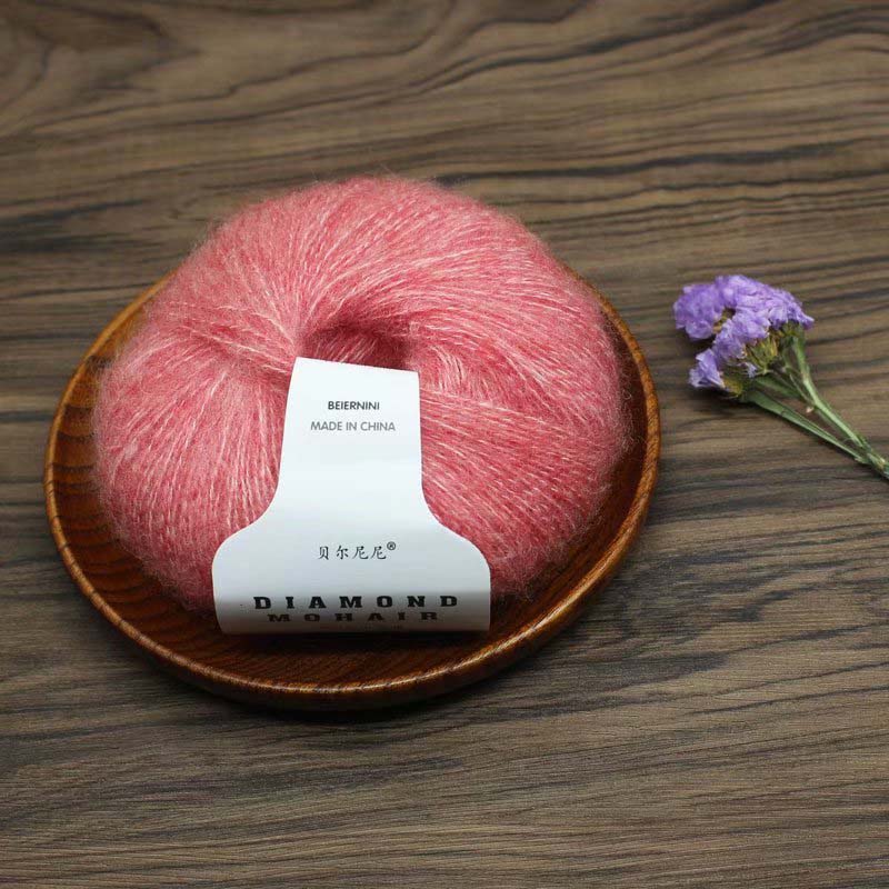 Description Picture 3 of itemWool 260M/0.9MM Yarn Baby Soft Thread Scarf Shawl Knitted Lot 1ply Crochet 25g/Ball Mohair Cashmere Silk Knitting Wholesale