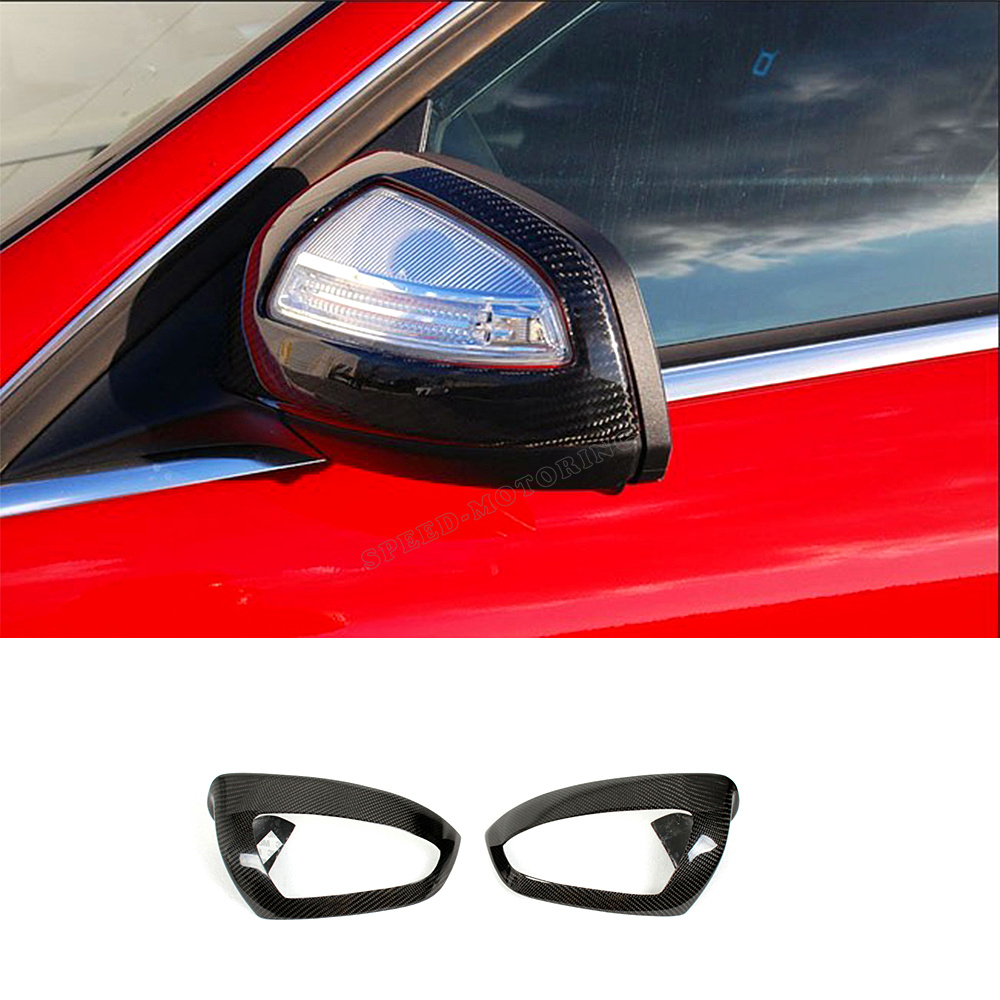 High Quality Carbon Fiber Car Mirror Cover Caps For BENZ W204 side Mirror Cover