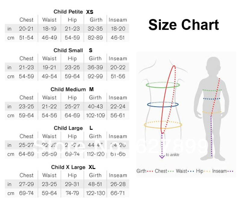 One Piece Size Chart