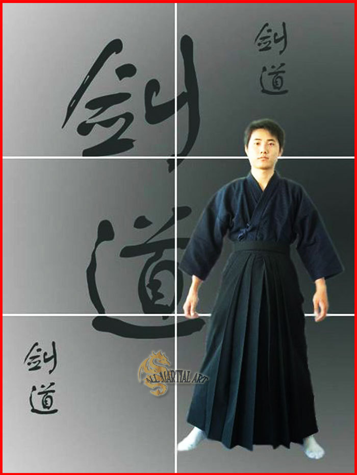 High Quality Kendo Iaido Aikido Martial Art Uniform Keikogi Hakama Kimono Tops 