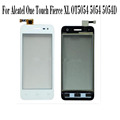 Original Black White Top Screen Digitizer Panel Sensor For Alcatel One Touch Fierce XL OT5054 5054