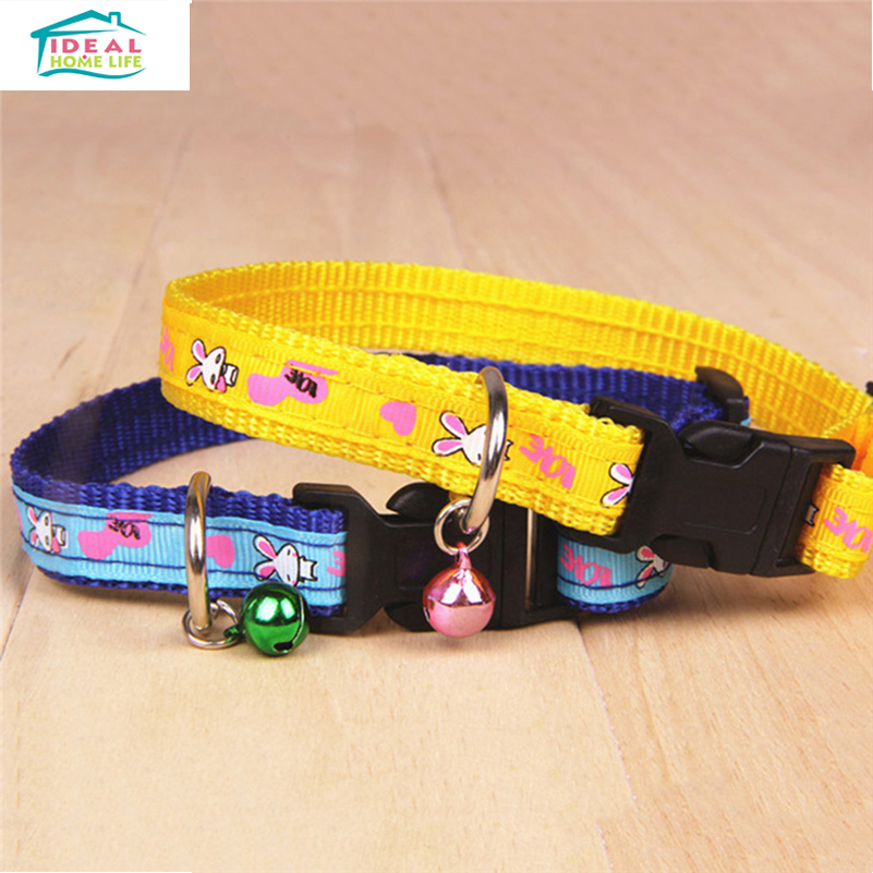 Cute Pattern Dog Collars | soft fabric cloth pet dog collar with bell adjustable Cute Pattern Dog Collars | soft fabric cloth pet dog collar with bell adjustable