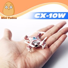 Minitudou 2016 New Mini Remote Control Helicopter Cheerson CX-10W RC Quadrocopter With Camera Mini Drones Cheerson CX-10C FPV