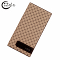 Plaid New Design Men Wallet W078 Pu Leather Long Male Purse Two Colors High grade Buisiness