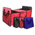 Foldable Multi Function Compartment Fabric Car Truck Van SUV Storage Basket Bag Car Trunk Organizer Cooler