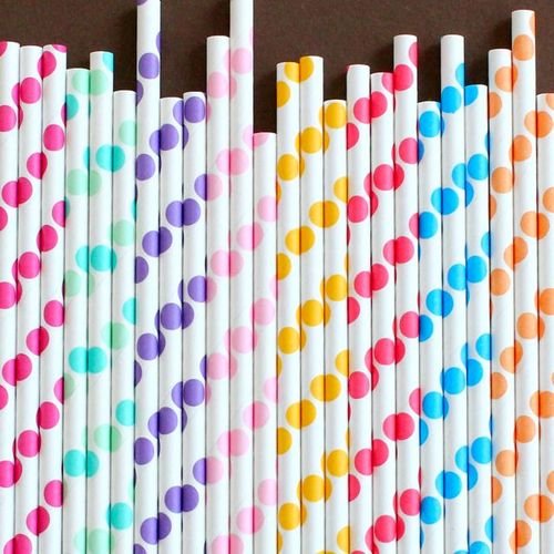 hot sale new arrival wholesale paper straws, drinking straws, party straws -50pcs/pack( can mix 2 color)-free shipping