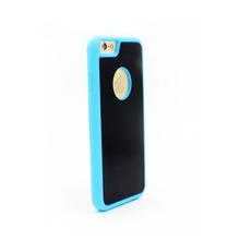 HAWAD new anti gravity phone case for Iphone 6 6s mirror glass wall available for absorption with strong sticky blue