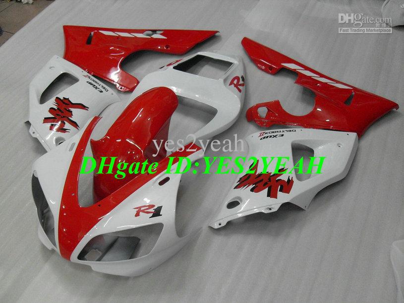 7 gifts!!! Motorcycle parts for 1998 1999 YAMAHA YZFR1 faiirng kit YZF R1 YZF-R1 YZR1000 R1 98 99 Hot re white abs plastic fairings kit YS29