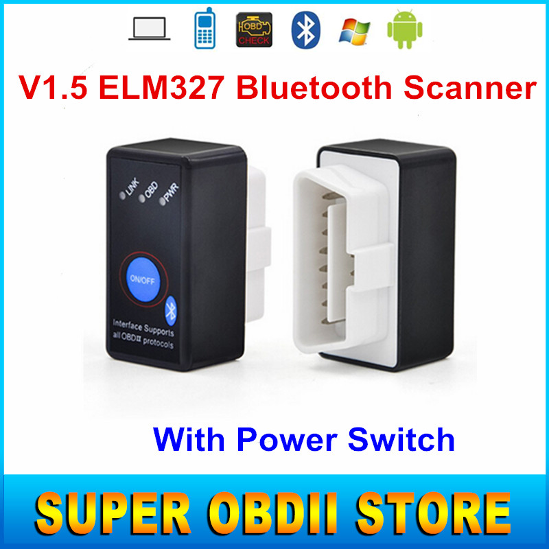  V1.5  Bluetooth ELM327 OBD2 / OBDII   ELM 327  1.5      