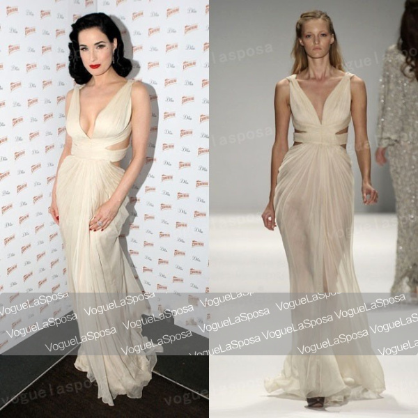 tyra banks wedding dress