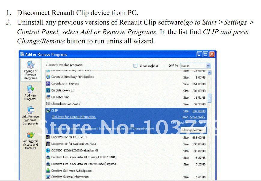 patch d installation renault can clip interface