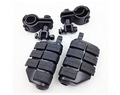1pair top quality Motorcycle accessories motorcycle modified foot board high quality cool black rest pedal set