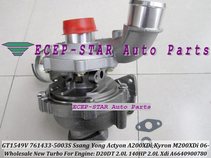 GT1549V 761433-5003S 761433 A6640900780 Turbo For SSANG YONG Actyon A200XDi;Kyron M200XDi 2.0L Xdi 2006- Engine D20DT 140HP (3)