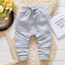2016 New Spring baby solid pants three colors cotton baby boy/girl pants