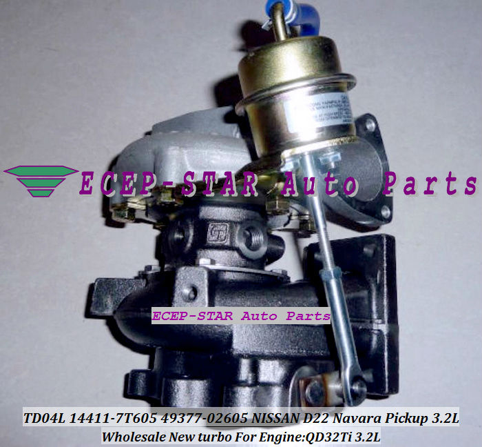 turbocharger TD04L 14411-7T605 49377-02605 NISSAN D22 Navara Pickup 3.2L QD32Ti 3.2L (1)