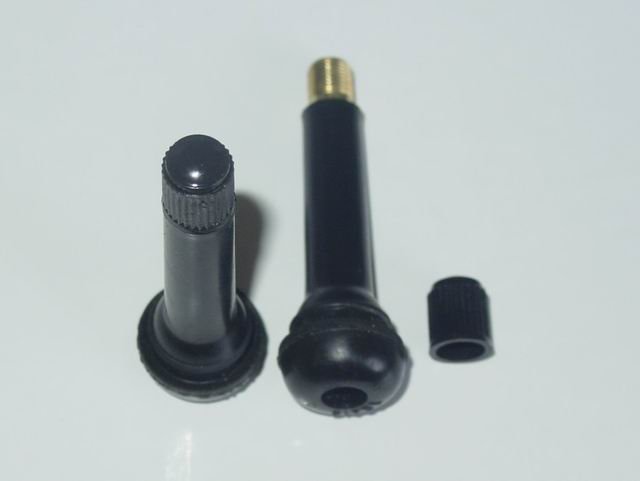 Wholesale - 100 pcs/lot TR418 Tire (tyre) valves snap-in tubeless valves (natural rubber) for passenger cars