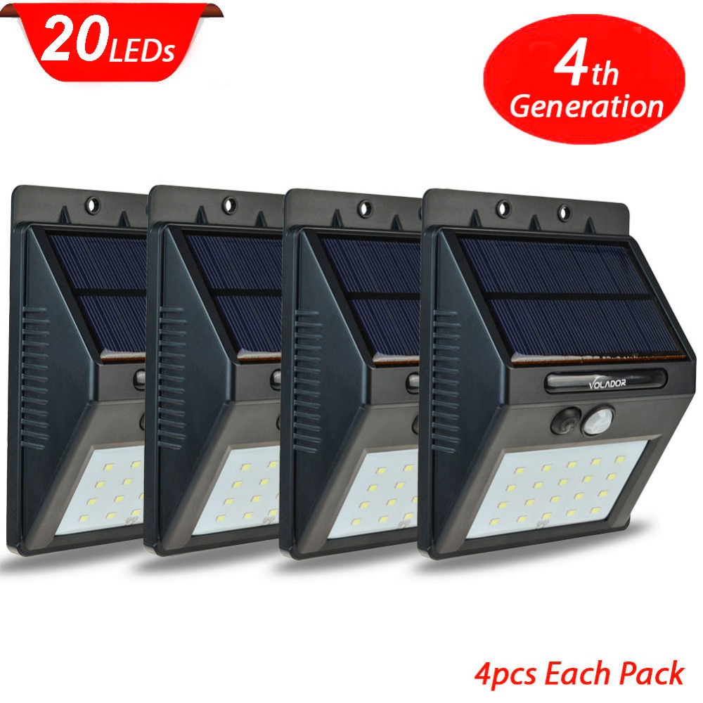 4PCS/Lot 20 LED Solar Garden Sensor Light Outdoor Solar Led Wall Lamp Waterproof Spotlights Patio Pathway Emergency Lighting 4PCS/Lot 20 LED Solar Garden Sensor Light Outdoor Solar Led Wall Lamp Waterproof Spotlights Patio Pathway Emergency Lighting
