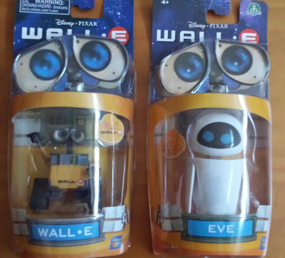 Wall-e робот wall e & Ева ПВХ действий рисунок коллекции модель игрушки  куклы 6 см 2шт/лот dsfg014 | Отзывы покупателей nazya.com