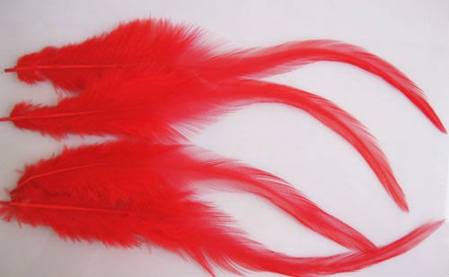 Free Shipping Hot sale Mixed Color 4-6\'\' 200pcs/lot Schlappen Rooster Hackle Feather