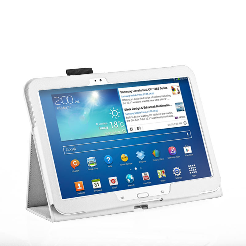 Galaxy Tab 3 10.1 P5200 Stand case White (02).jpg