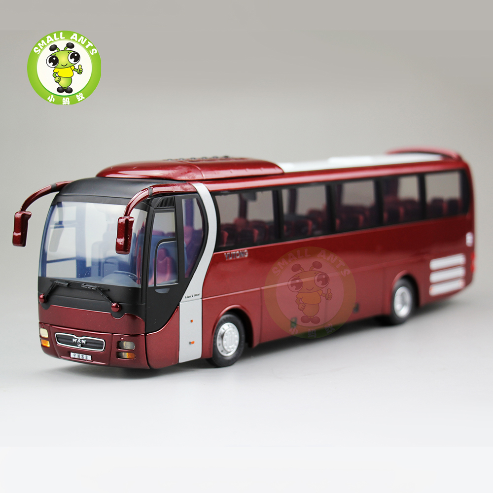 143 Scale MAN,Lion's Star Diecast Bus Coach Models Toys YuTong Bus