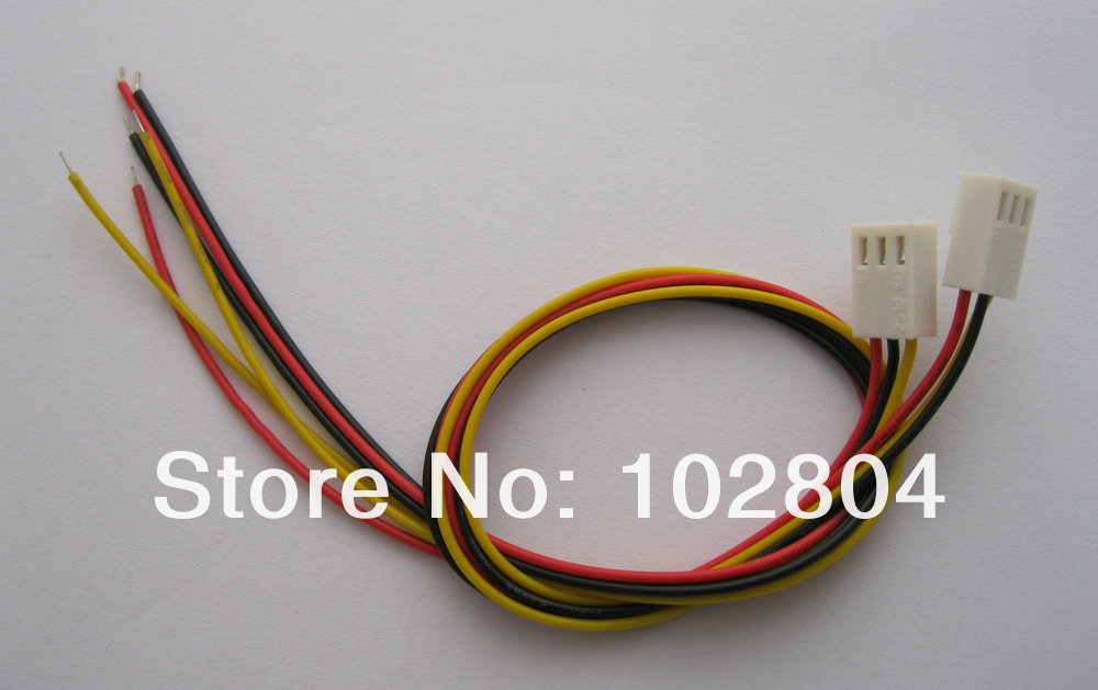 24 pcs 2510 Pitch 2.54mm 6 Pin Female Connector with 26AWG 30cm Leads Cable 