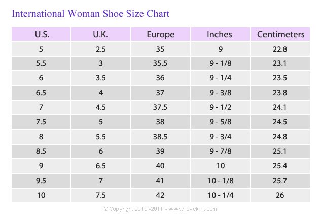 Women shoes size â€“ Shoes