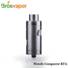 New Arrival Original Wotofo Conqueror RTA Electronic cigarette Atomizer 4 0ML tank top fill adjustable air