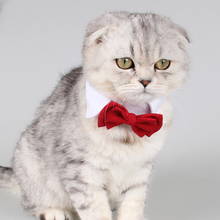 Pet Supplies Cotton Red Bow Tie Dog Cat Lovely Adorable Sweetie Grooming Tie Necktie Wear Clothing Products
