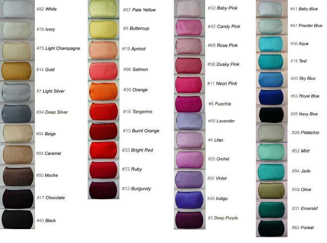 Dress Colour Swatches Bridesmaid Dress Colour Swatches