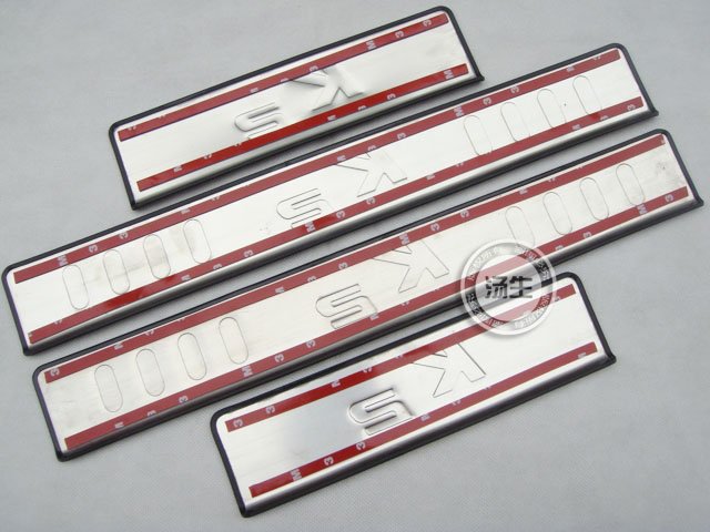 2011-2012 KIA K2 High quality stainless steel Scuff Plate/Door Sill 