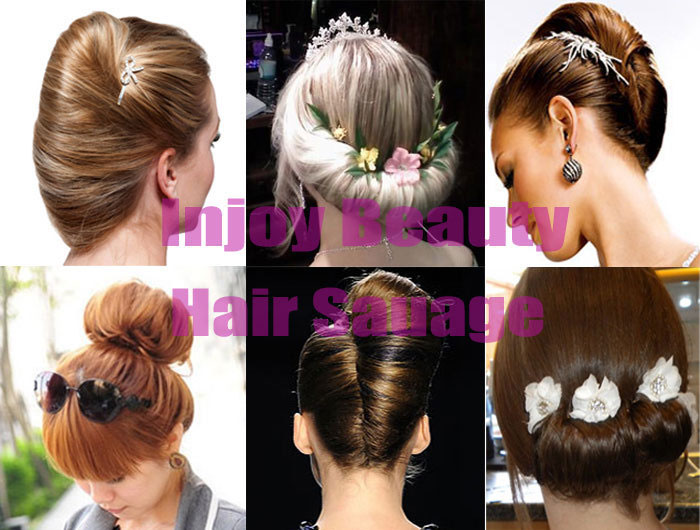 2pcs Button Hairdressing Women High Quality Messy Bun Updo Hair