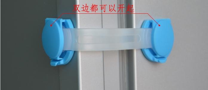Free shipping Bendy Door Drawers Safety Lock For Child Kids Baby Baby safety lock 50 pieces/lot