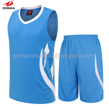 Blank basketball jersey,100% original design basketball training suit