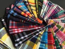 Classic cotton material Scottish tartan squares suit pocket towel dresses Men Pocket Square Handkerchief 23*23cm