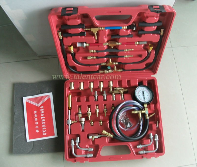 Fuel pressure tester kit full set